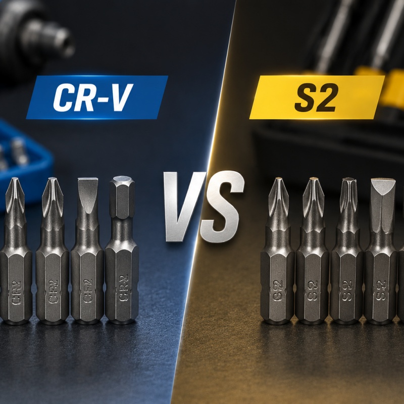 How Wholesale Buyers Choose CR-V or S2 Steel Tool Bits
